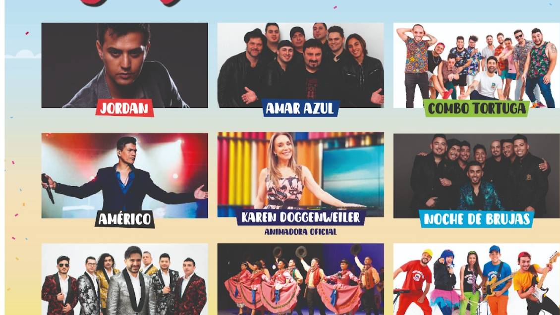 Festival de la Patria tendrá a Américo, Ráfaga, Noche de Brujas y Amar Azul