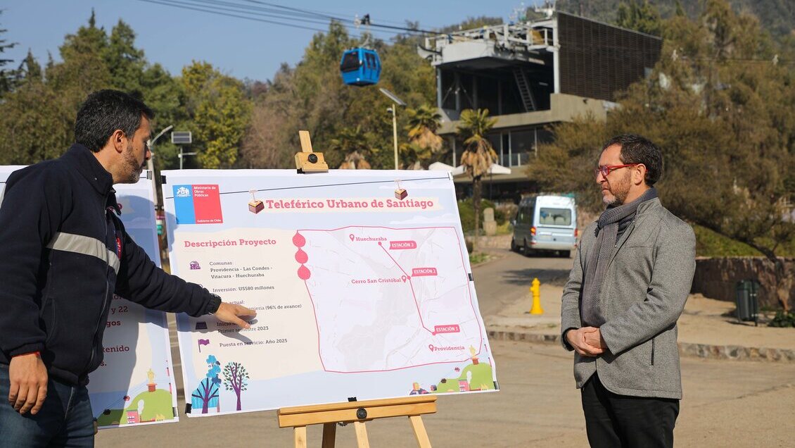 MOP reveló la reactivación del Teleférico que unirá Huechuraba, Las Condes, Vitacura y Providencia