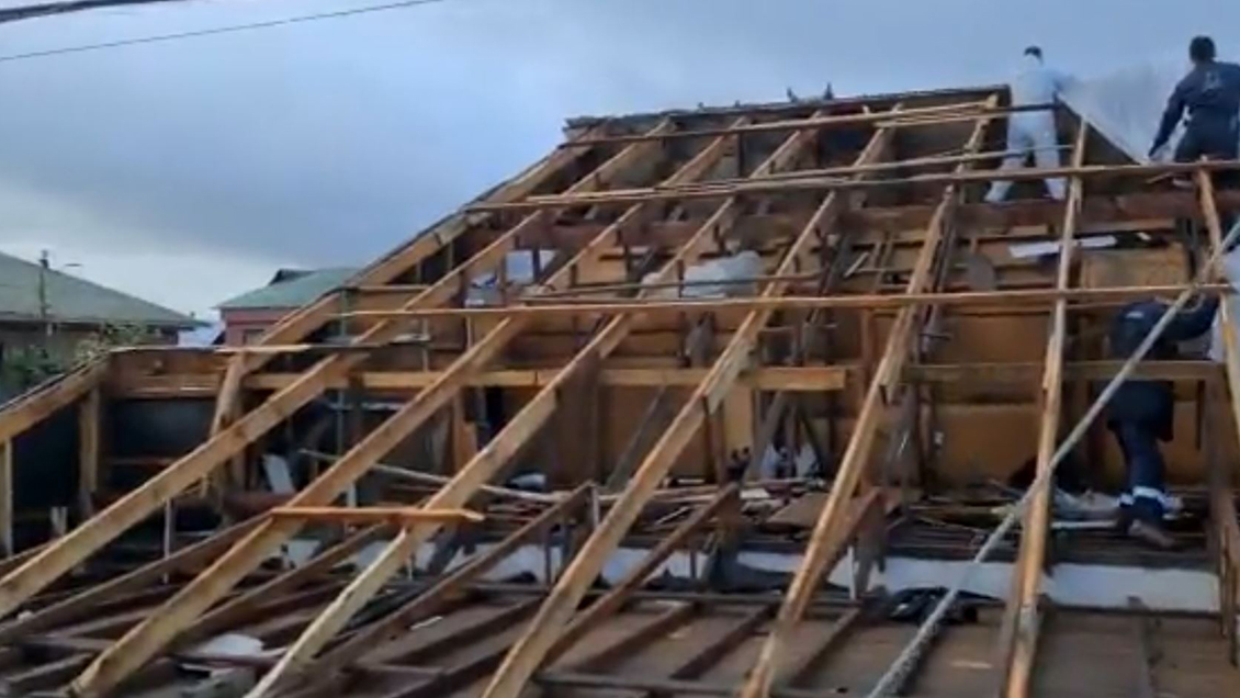Vientos arrachados provocaron daños en 17 casas de Talcahuano