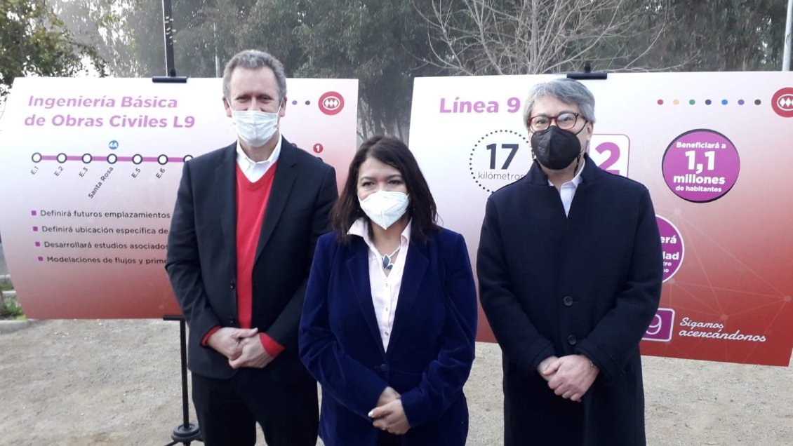 Metro inició trabajos de ingeniería de Línea 9: Unirá La Pintana con Santiago en 21 minutos