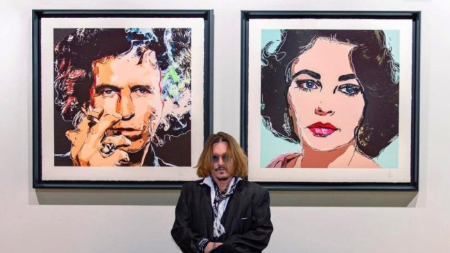 Johnny Depp ganó más de tres millones de dólares por vender su primera colección de arte