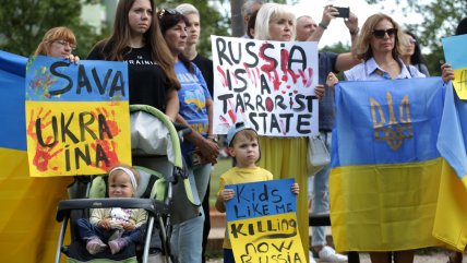   Embajada de Ucrania en Croacia lideró protesta por muerte de prisioneros en Donetsk 