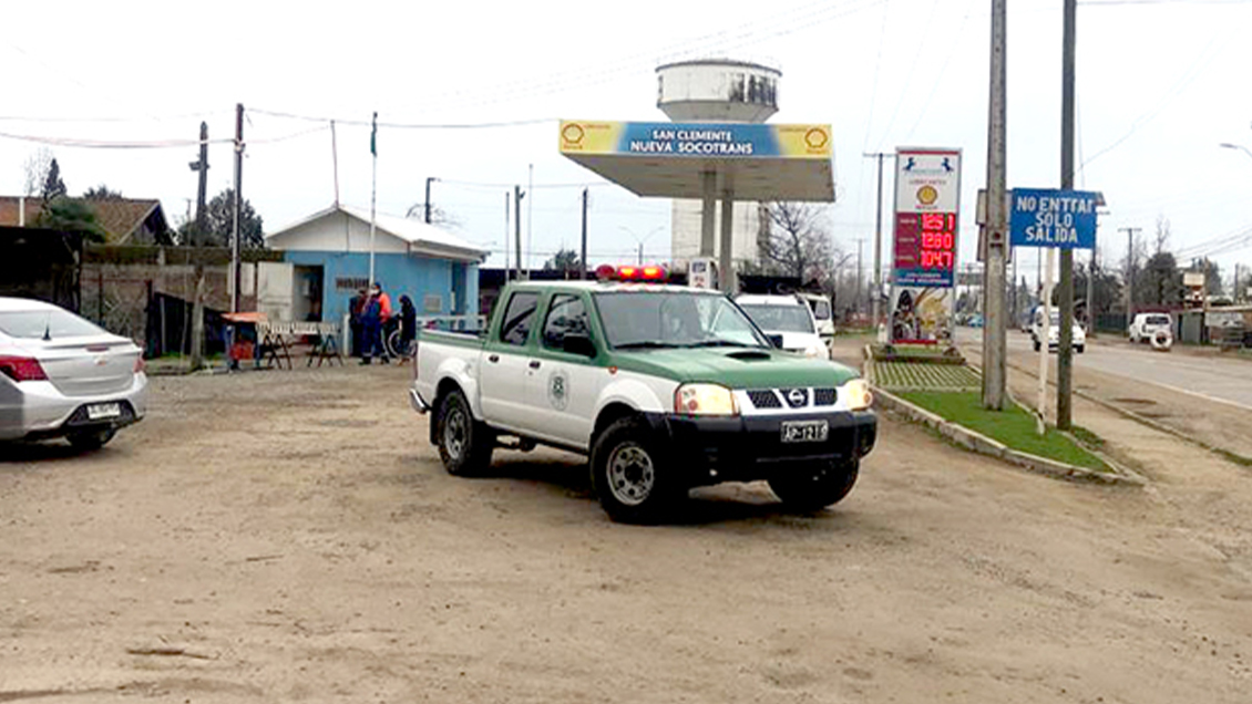 Carabineros detuvo a sospechoso de millonario robo a estación de servicios en San Clemente