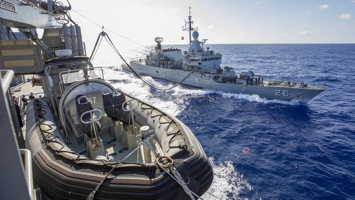 La Armada de EEUU tiene portaaviones y cruceros con misiles cerca de Taiwán