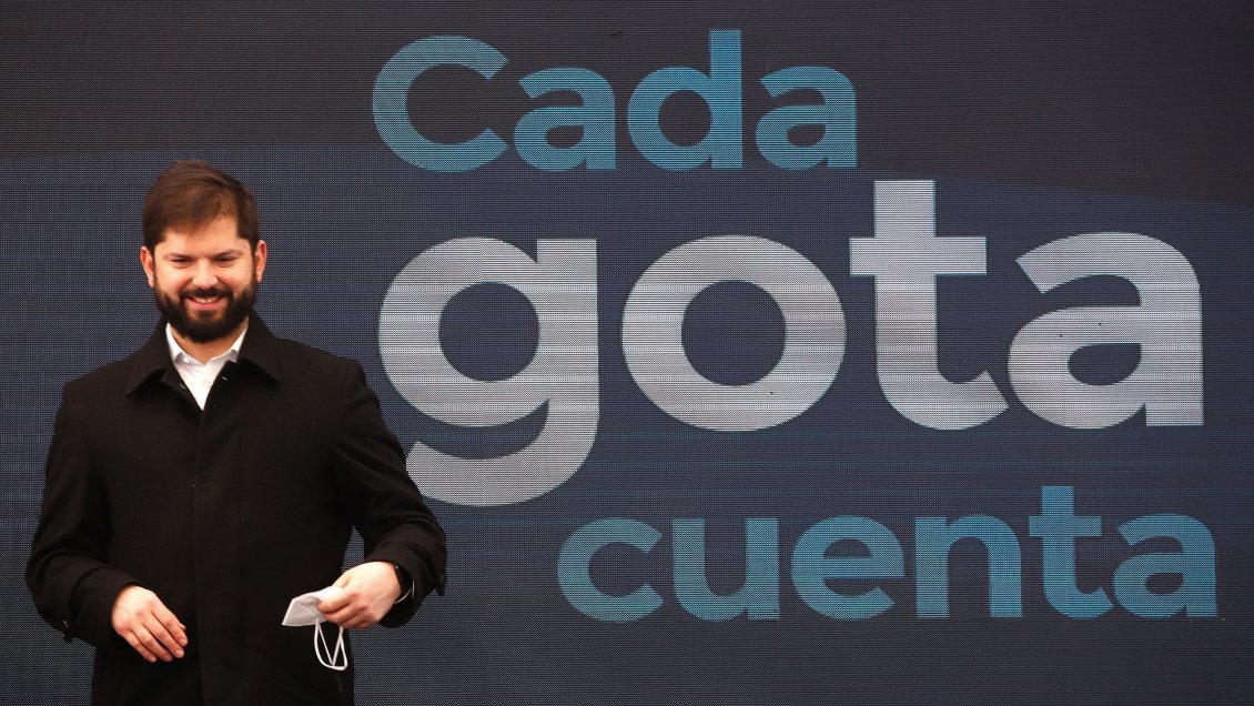 Boric inauguró pozos del Cerro Negro: Beneficiarán a San Bernardo, La Pintana, El Bosque y Puente Alto