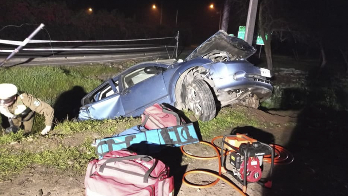 Accidente de tránsito en Ruta 5 Sur dejó una persona fallecida cerca de Curicó