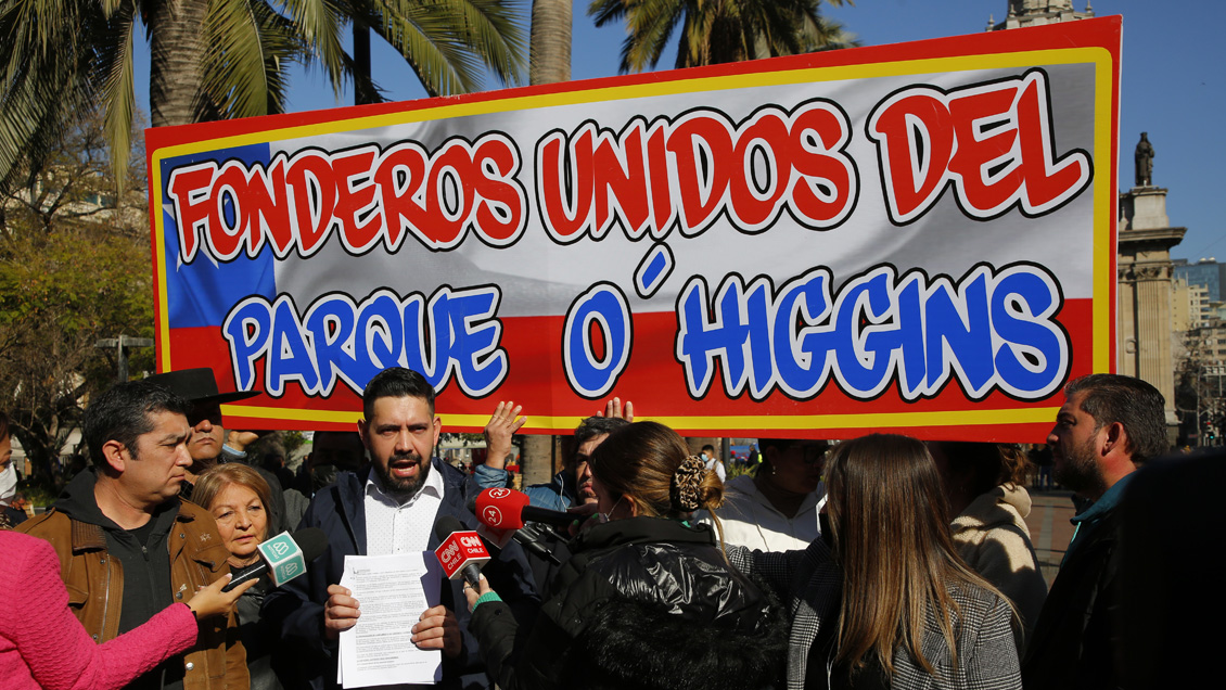 Fonderos del Parque O'Higgins acusaron 