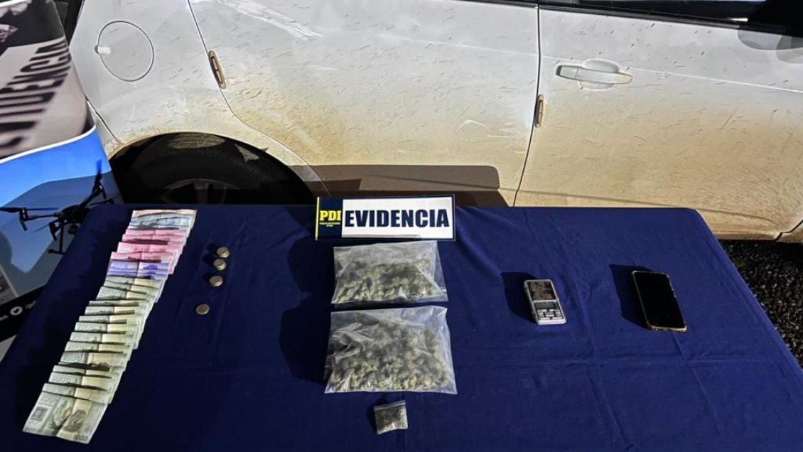 Detienen a sujeto que realizaba delivery de marihuana en Pichilemu