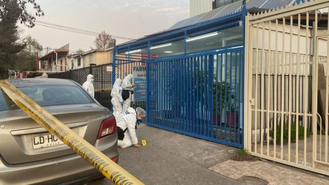 Hombre falleció al intentar frustrar asalto en farmacia de Puente Alto