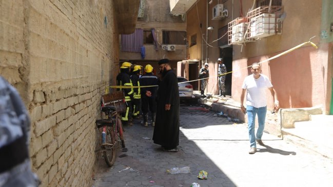 Un incendio en una iglesia egipcia provocó una tragedia en la comunidad copta