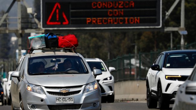 Reportan accidentes leves en autopistas mientras concluye el fin de semana largo