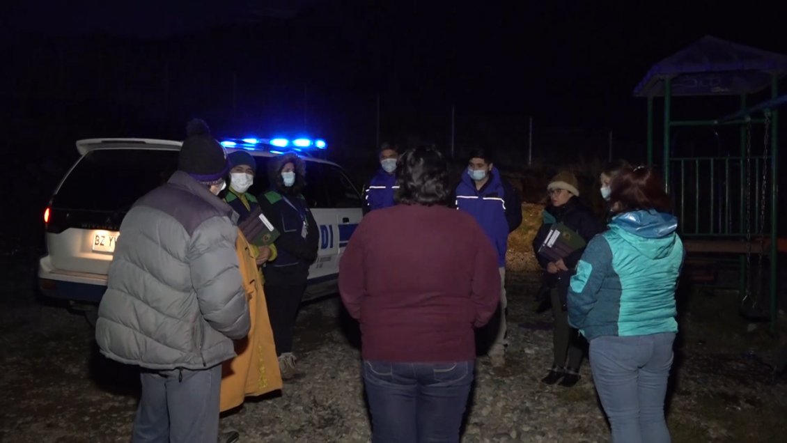 Coyhaique: Mediante recorridos nocturnos identifican sectores de mayor riesgo delictual