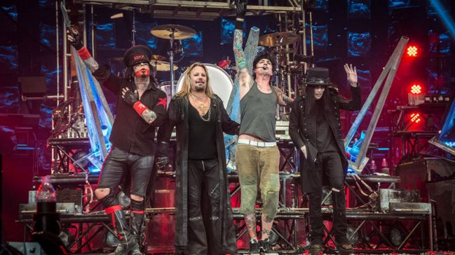 Mötley Crüe volvería en 2023 a Chile con su comentada gira