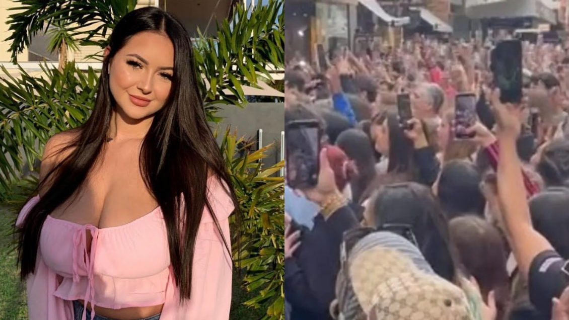 Estrella de OnlyFans y TikTok se quiso reunir con sus seguidores pero todo terminó en un caos