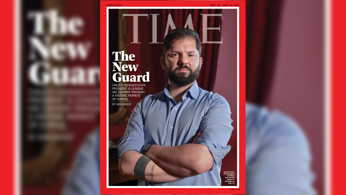 Presidente Boric es portada de la revista TIME: 