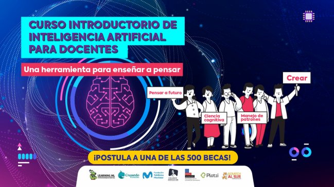 Ofrecen 500 becas para que docentes aprendan programación e inteligencia artificial