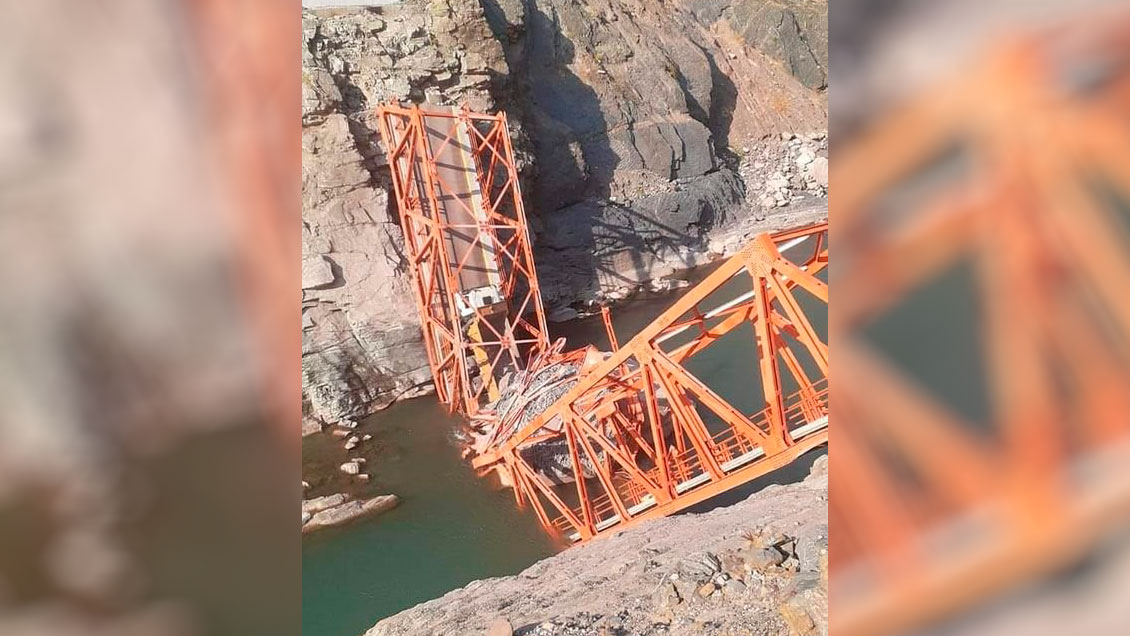 Caída de puente inaugurado hace un año aísla a miles de personas en Perú