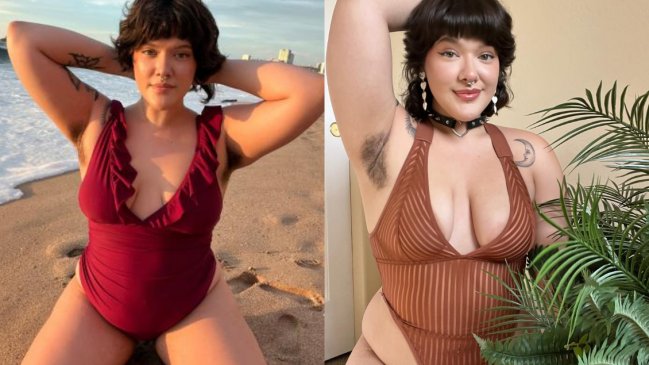 Mujer gana más de 18 millones de pesos al mes vendiendo fotos de sus axilas peludas