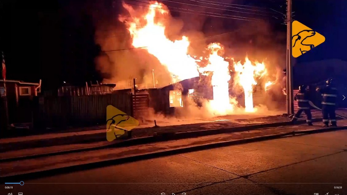 Un fallecido dejó como saldo incendio ocurrido en Puerto Natales