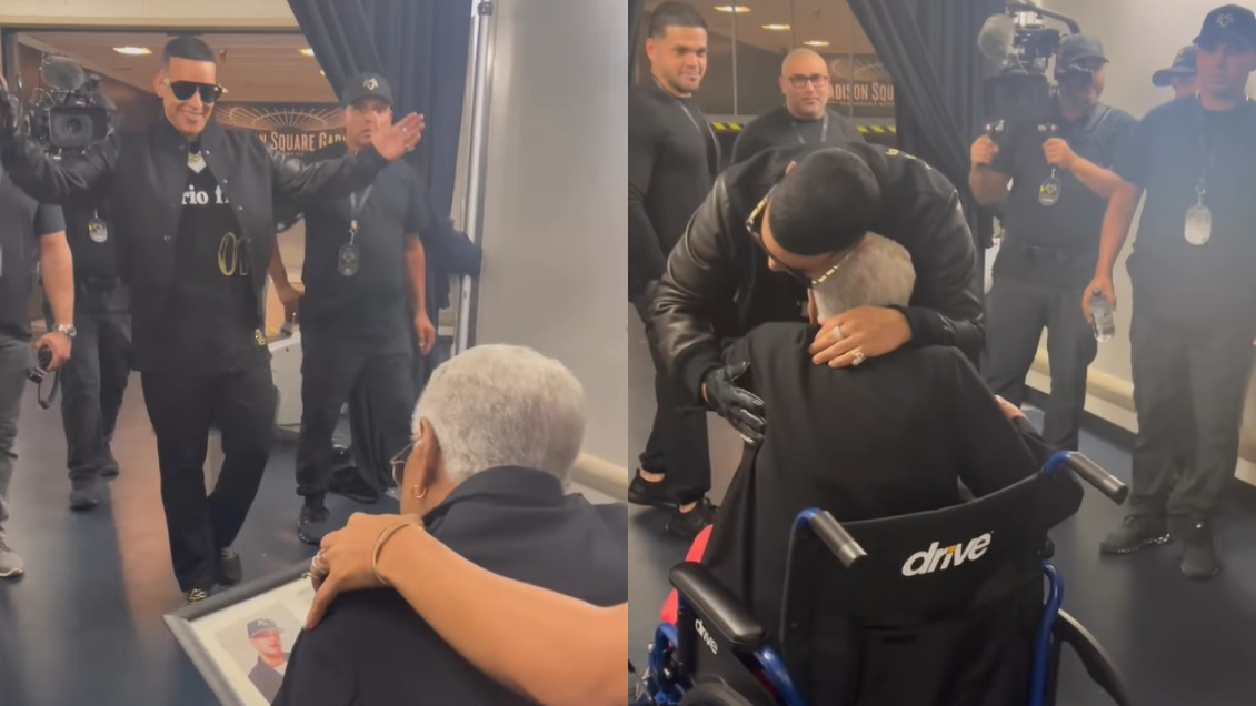 Daddy Yankee sorprendió a una abuelita de 90 años cuyo mayor deseo era conocerlo