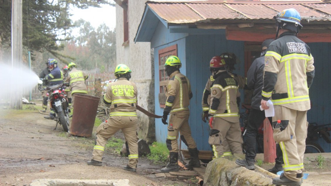 Bomberos de Valparaíso participaron en capacitación para enfrentar incendios forestales