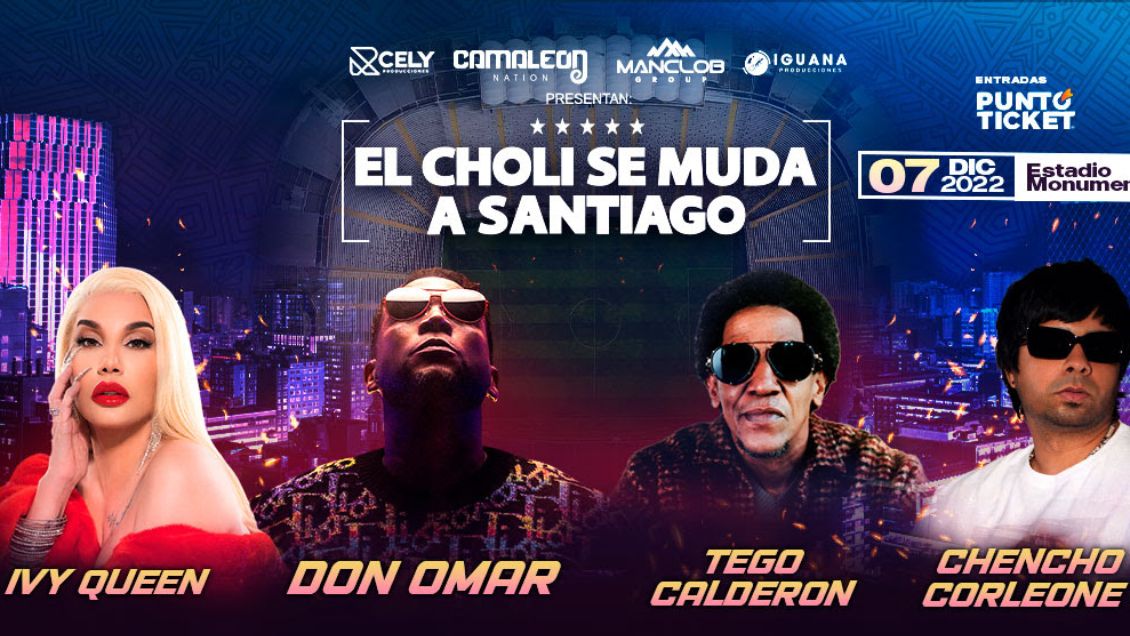 El Choli se muda a Santiago: El masivo festival de reggeaton que recibirá el Estadio Monumental