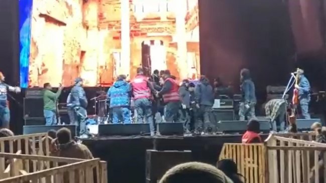 Los Miserables protagonizan pelea con el equipo de Molotov en un show en Coquimbo