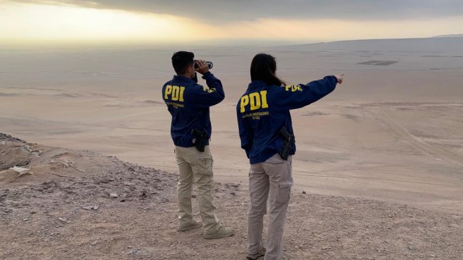 PDI sorprendió a grupo que intentó cruzar la frontera de manera ilícita en Arica
