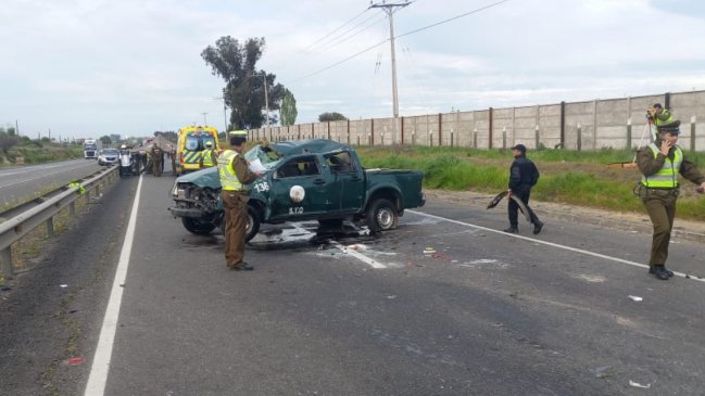 Funcionario de Gendarmería murió en accidente de vehículo institucional en El Maule