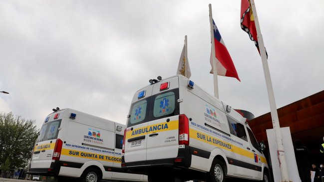 Entregan ambulancias para seis comunas de O'Higgins