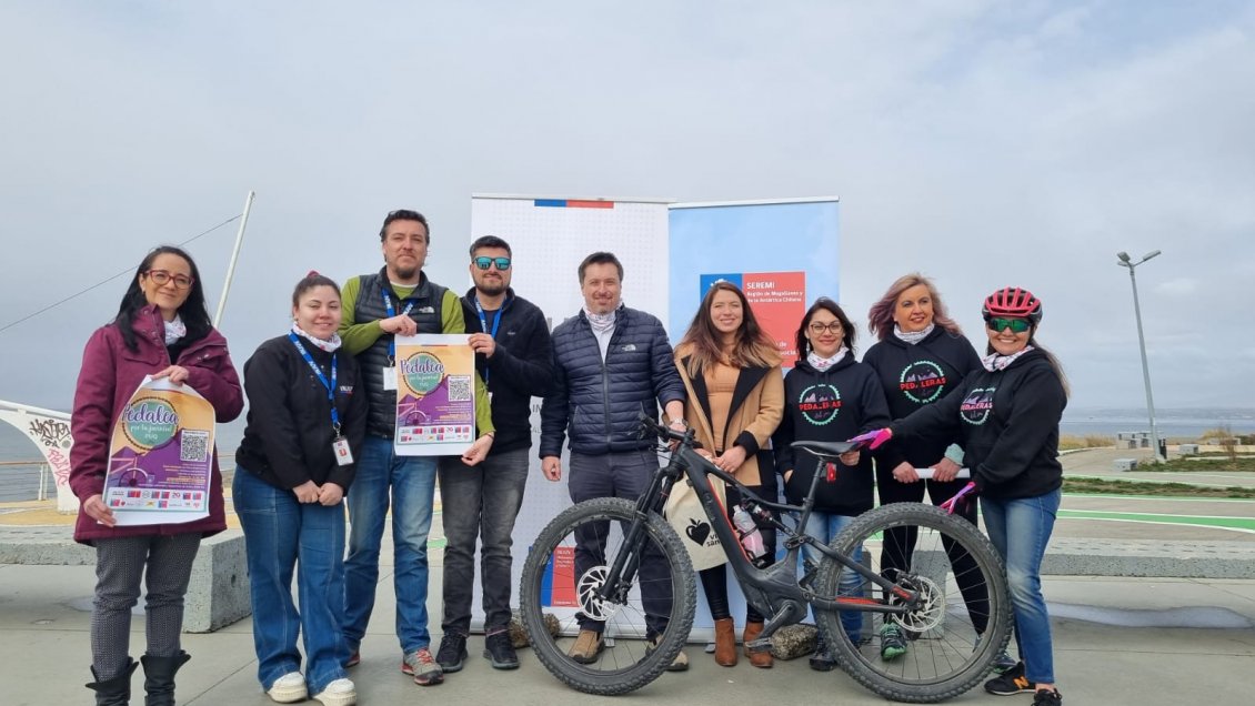 Todo listo para la cicletada 