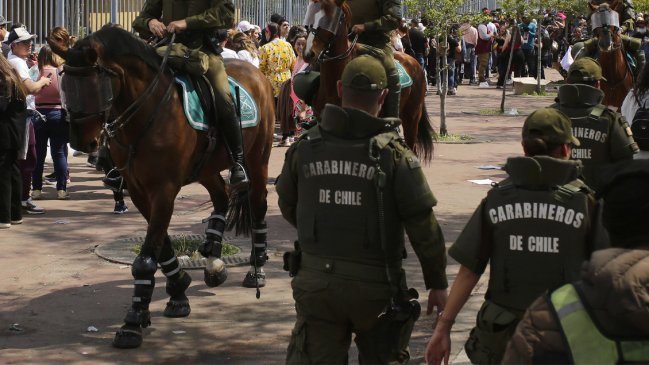 General de Carabineros pide revisar ley de seguridad privada: Hay mucha más violencia en los eventos masivos
