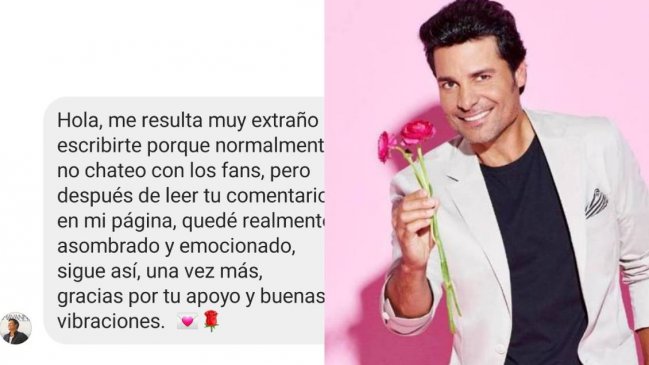 Chayanne denuncia que alguien se hace pasar por él en redes sociales