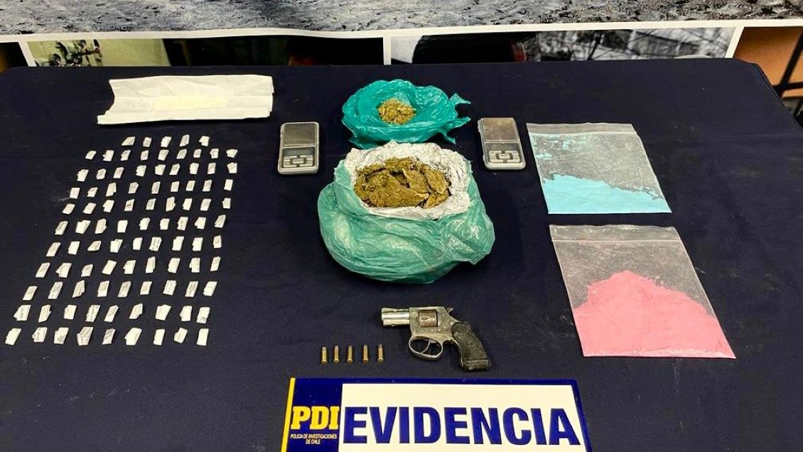 PDI Los Lagos detuvo a cuatro sujetos por tráfico de drogas: Tenían nexos con organización transnacional