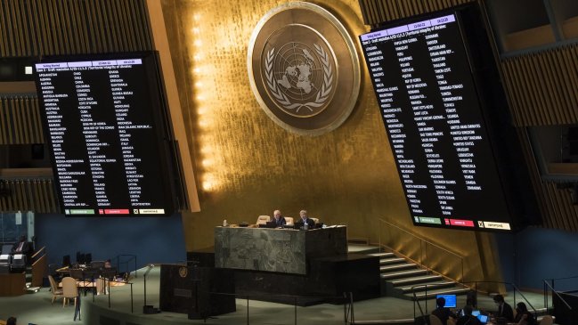 La ONU condena con mayoría contundente las anexiones rusas en Ucrania