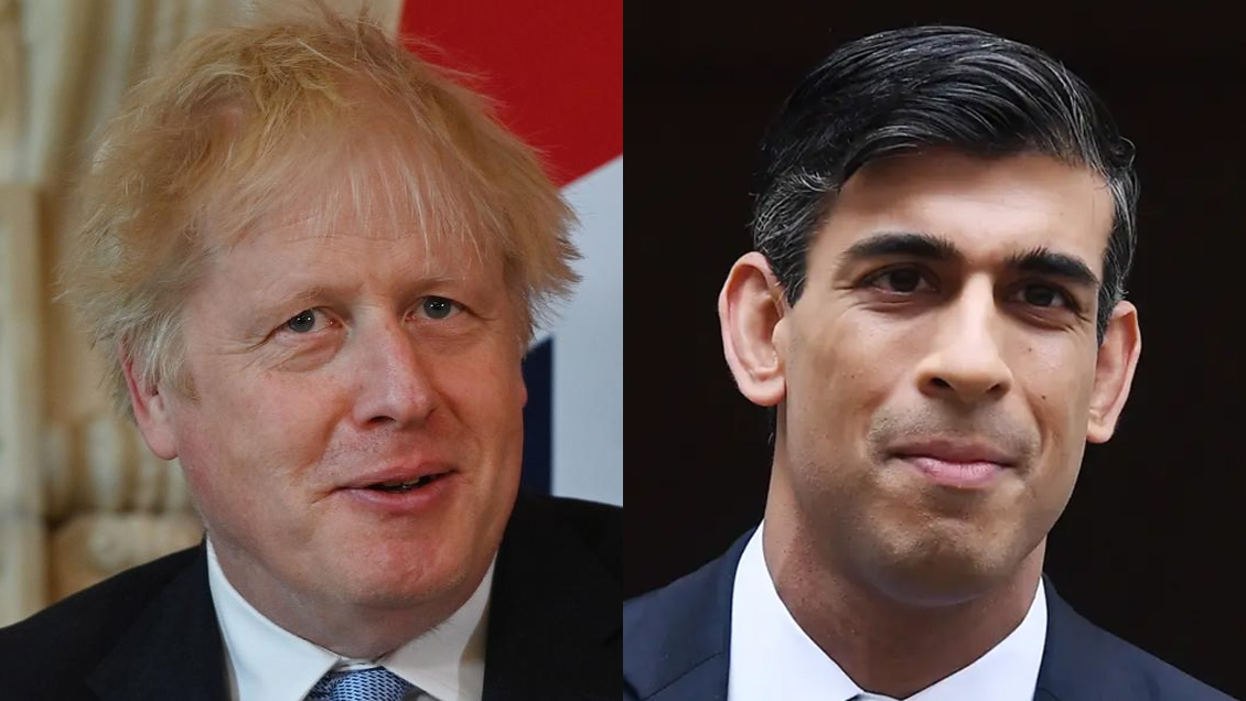 Boris Johnson y Rishi Sunak entre los favoritos para suceder a Liz Truss