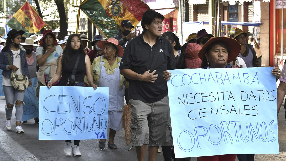 Organizaciones Se Movilizan En El Centro De Bolivia Para Pedir Censo En ...