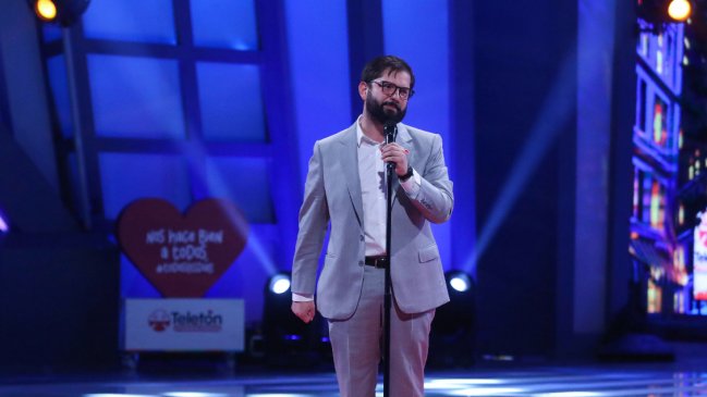 Presidente Boric en la Teletón: 