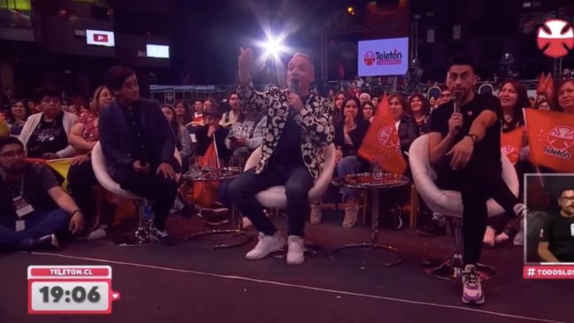 Luis Jara y Eduardo Fuentes protagonizaron chascarro en Teletón tras anunciar en vivo a ganadora