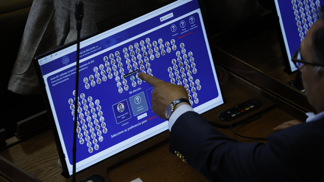 Así votaron los diputados la nueva mesa directiva de la Cámara Baja