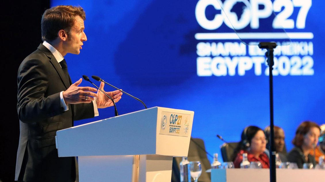 COP27: Macron pide un 