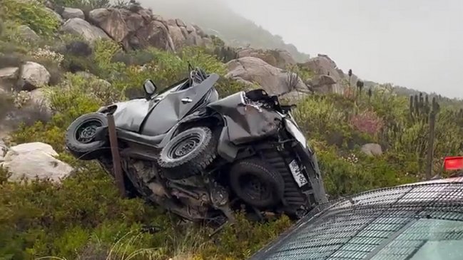 Carabinero murió tras volcar en camioneta que tenía encargo por robo en Coquimbo