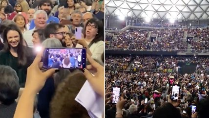   Serrat en Chile: Presidente Boric y ministra Camila Vallejo fueron recibidos con aplausos 
