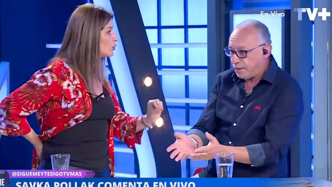 Savka Pollak se enfrentó a Mauricio Israel: 