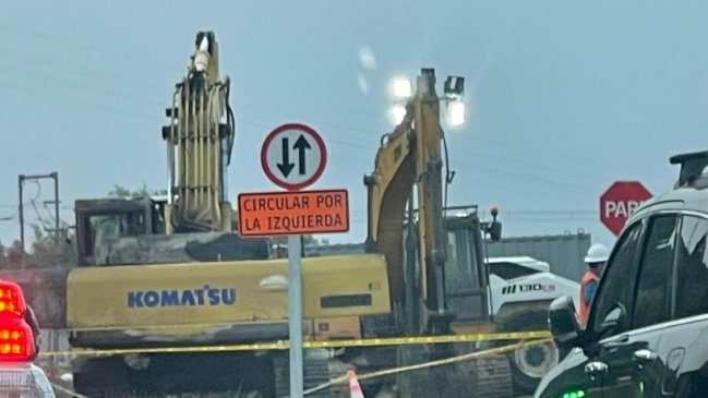 Ataque incendiario en Costanera de Concepción: Retroexcavadora resultó destruida