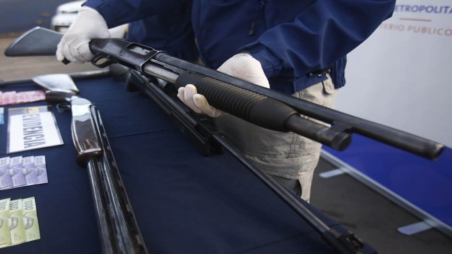 Desbaratan taller destinado a la modificación de armas de fuego en Lota