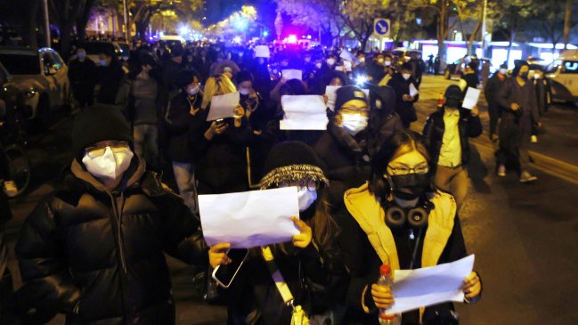 Periodista de la BBC fue detenido durante las protestas anticovid en China