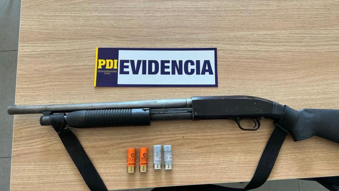 PDI detuvo a sospechoso de disparar a una persona en Linares