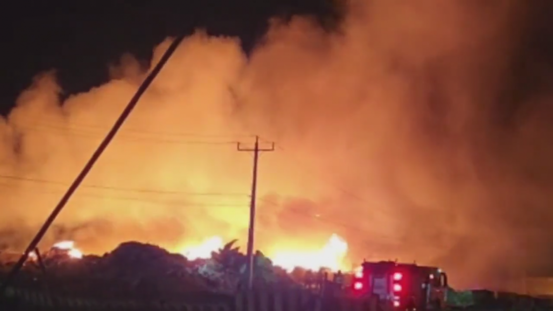 Antofagasta: Quemas de basura en exvertedero causaron cortes de luz y suspensión de clases