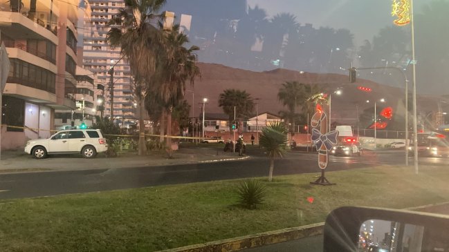 Hombre fue asesinado a tiros frente a la playa Cavancha de Iquique